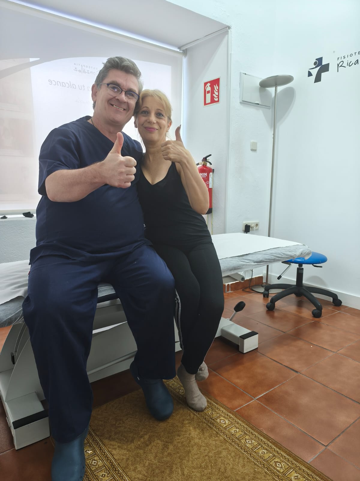Equipo de la clínica de fisioterapia Ricardo González en Miraflores